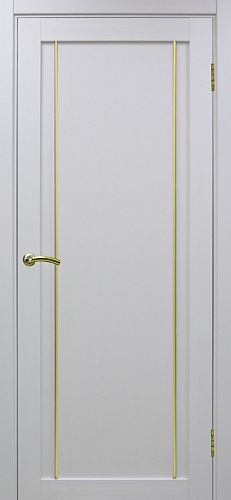 Дверь Эко 522.111 АПП белый лед молдинг SG, глухая
