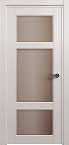 Недавно просмотренные - Дверь Статус CLASSIC 542 дуб белый, стекло сатинато бронза