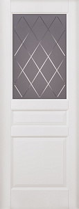 Недавно просмотренные - Дверь ОКА массив ольхи Валенсия эмаль белая, стекло графит с фрезеровкой