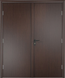 Дверь противопожарная V ДПГ+ДПГ финиш-пленка 60 мин, венге