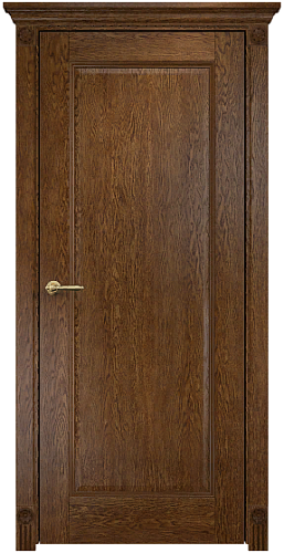 Дверь Оникс Италия 1 каштан, глухая