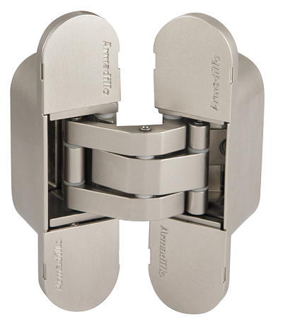 Петля скрытой установки Armadillo 11160UN3D SN матовый никель 60 кг