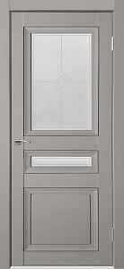 Недавно просмотренные - Дверь ДР экошпон Деканто ПДО 4 бархат grey вставка черная, сатинато белое