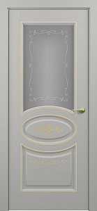 Недавно просмотренные - Дверь Z Provans Т1 decor эмаль Grey patina Gold, сатинат