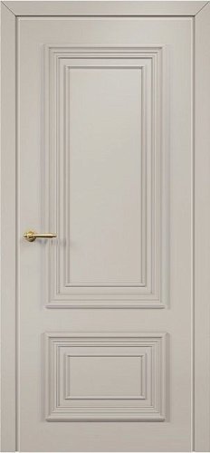 Дверь Оникс Мадрид эмаль латте, глухая