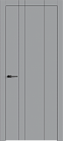 Дверь Линнея-12 серая, глухая
