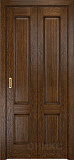 Дверь-книжка Оникс Италия 2 дуб коньячный, глухая