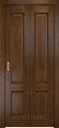 Дверь-книжка Оникс Италия 2 дуб коньячный, глухая