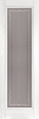 Схожие товары - Дверь Ока массив дуба цельные ламели Аристократ №5 эмаль белая, стекло графит с наплавом