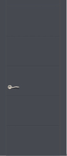 Дверь Ситидорс Ортика эмаль RAL 7024,глухая