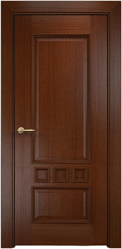 Дверь Оникс Амстердам красное дерево, глухая