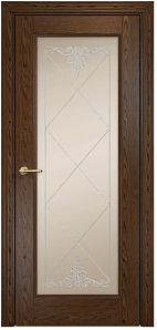 Недавно просмотренные - Дверь Оникс Италия 1 орех тангентальный, сатинат бронза контурный витраж №1