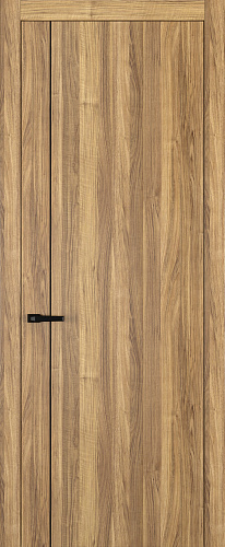 Дверь Z K14 toppan орех грецкий, молдинг черный, глухая