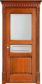 Недавно просмотренные - Дверь ПМЦ массив ольхи ОЛ5 медовый с патиной орех, стекло 5-1