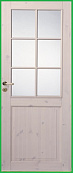 Схожие товары - Дверь финская с четвертью Jeld-WenTraditon 52 под стекло, массив сосны, белый лак