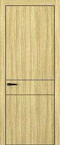 Недавно просмотренные - Дверь Z K16 toppan дуб натуральный, ALU кромка черная, молдинг черный, глухая