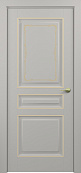 Схожие товары - Дверь ZADOOR Ampir Т1 decor эмаль Grey patina Gold, глухая