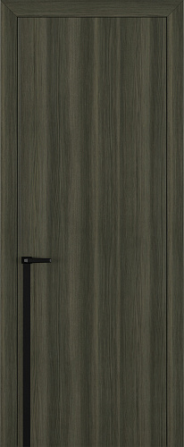 Дверь Z K21 toppan дуб темный, молдинг черный, глухая