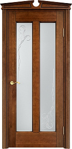 Недавно просмотренные - Дверь ПМЦ массив ольхи ОЛ102 коньяк с патиной, стекло 102-2