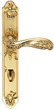 Межкомнатные ручки Archie GENESIS FLOR S. GOLD OL фиксатор