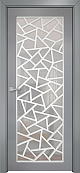Схожие товары - Дверь Оникс Сорбонна эмаль серая RAL 7038, триплекс с решеткой №7