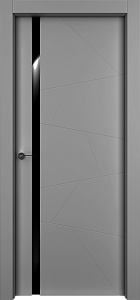 Недавно просмотренные - Дверь Берген эмаль серая, триплекс черный, глухая