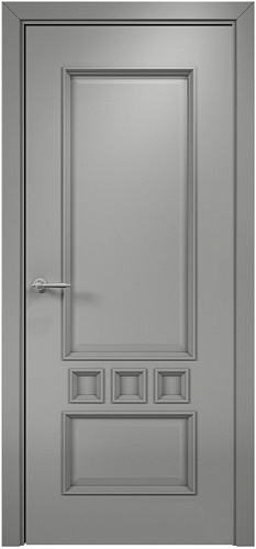 Дверь Оникс Амстердам эмаль RAL 7036, глухая