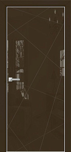 Недавно просмотренные - Дверь Оникс Арт, лакобель коричневый RAL 8028, гравировка №5