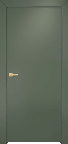 Дверь Оникс Гладкая PVC фисташка, глухая