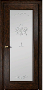 Недавно просмотренные - Дверь Оникс Италия 1 пангар, сатинат белый контурный витраж №2