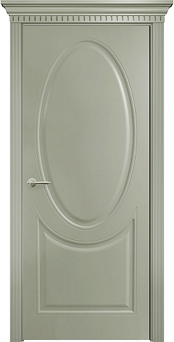 Дверь Оникс Брюссель фрезерованная эмаль RAL 7038, глухая