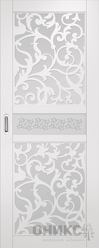 Перегородка Оникс №1 эмаль белая, Р-№2, сатинат белый