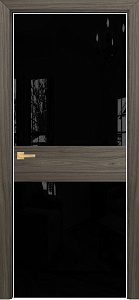 Недавно просмотренные - Дверь Оникс Соло 2 CPL noce effetto, глухая, Lacobel RAL 9005