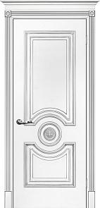 Недавно просмотренные - Дверь Текона эмаль Smalta 18 белый RAL 9003 патина серебро, глухая