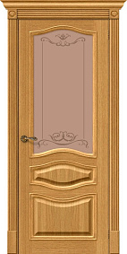 Недавно просмотренные - Дверь Браво Вуд Классик-51 дуб натуральный, сатинато бронзовое художественное "Bronze Art"
