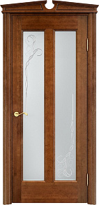 Недавно просмотренные - Дверь ПМЦ массив ольхи ОЛ102 коньяк, стекло 102-2