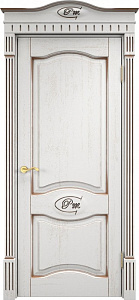 Недавно просмотренные - Дверь ПМЦ массив дуба Д3 белый грунт с патиной орех, глухая
