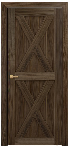 Дверь Оникс Лофт №4 американский орех, глухая