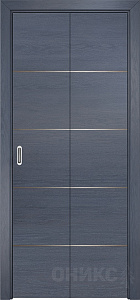 Недавно просмотренные - Дверь-книжка Оникс Трио дуб графит, глухая