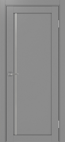 Дверь Эко 565.11 АПП серый молдинг SC, глухая