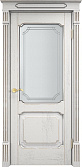 Схожие товары - Дверь ПМЦ массив дуба Д7 белый грунт с патиной серебро микрано, стекло 7-3