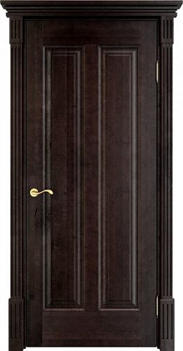 Дверь ПМЦ массив ольхи ОЛ102 венге, глухая