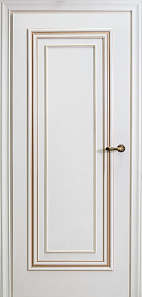 Недавно просмотренные - Дверь М L-81 эмаль White base patina gold, глухая