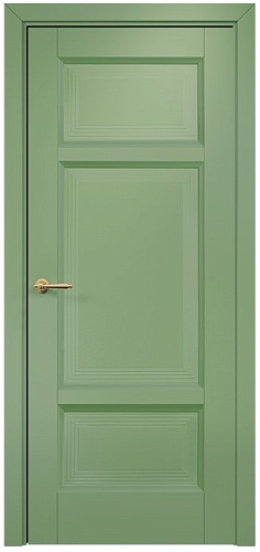 Дверь Оникс Тоскана 4 эмаль RAL 6021, глухая