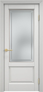 Недавно просмотренные - Дверь ПМЦ массив ольхи микс ОЛ83 белый грунт, стекло матовое 83/5
