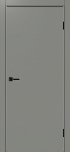 Дверь Эко 201 серый, кромка ABS, глухая