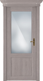 Недавно просмотренные - Дверь Статус CLASSIC 521 дуб серый, стекло сатинато белое матовое