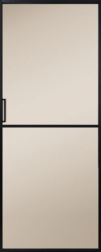 Перегородка Alum №1 черный, сатинат бронза