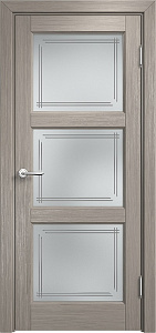 Недавно просмотренные - Дверь ПМЦ браш массив сосны 17Ш серая, стекло матовое 17/7