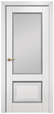 Дверь Оникс Тоскана 2 эмаль белая/RAL 7040, сатинат белый